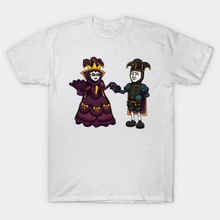 Venice Carnival Jester Couple T-Shirt